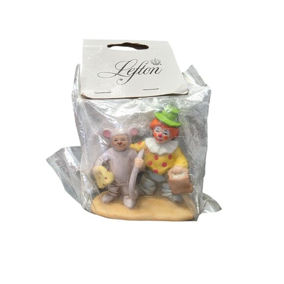 New Lefton Clown & Mouse Cermic Figurine - Picture 3 of 10